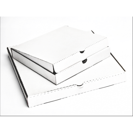 Pudełko na pizza białe 32x32x4cm proste rogi op.100szt.